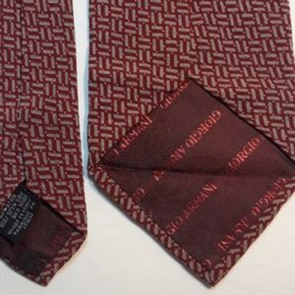 GIORGIO ARMANI Cravatte men's silk tie. - Picture 4 of 8
